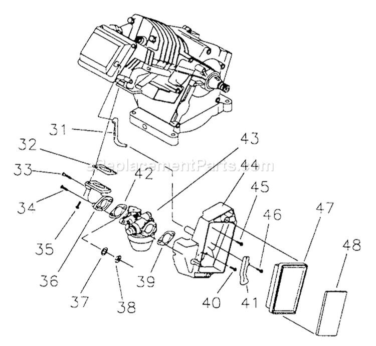 Page A Diagram and Parts List for 0760-0  Briggs and Stratton Pressure Washer